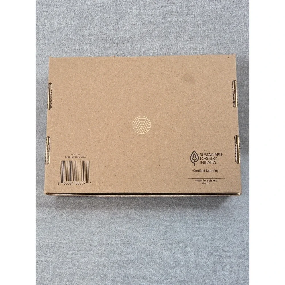 Vegamour GRO Thinning Hair Serum 90 Day Supply 3 Bottles NEW in Box Sealed
